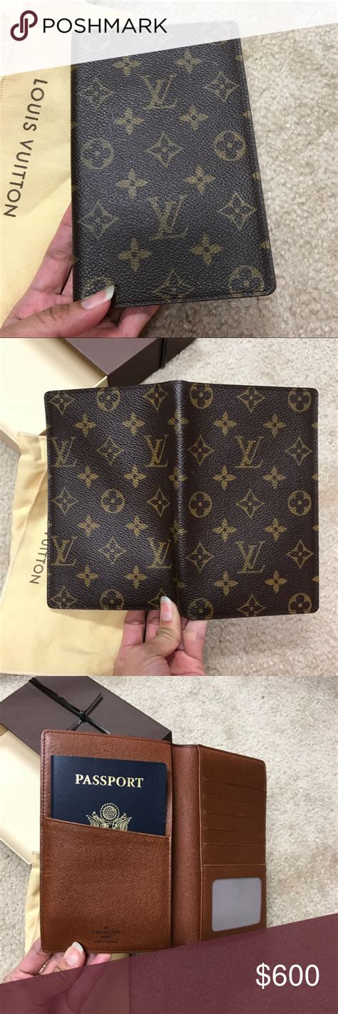 authentic Louis Vuitton passport holder